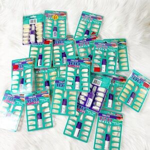 🐙 505. NAILENE Nail bundle!!  10 packages nail tips randomly picked packs. NEW!